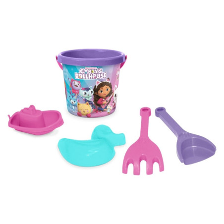 WADER 82152 Komplet do piasku Gabby's Dollhouse 5 el. mały