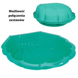 WOOPIE 31491 Piaskownica muszelka zielona