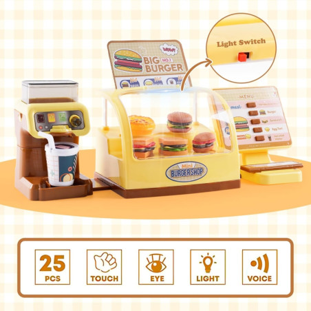 WOOPIE 49041 Sklep restauracja Fast Food ''BIG BURGER''