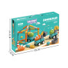 WOOPIE 51008 Klocki magnetyczne Dinozaury 84 el.