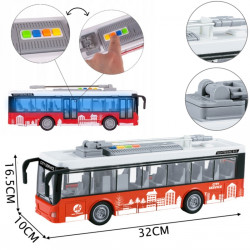 WOOPIE 53798 Autobus Trolejbus elektryczny 1:16