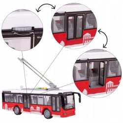 WOOPIE 53798 Autobus Trolejbus elektryczny 1:16