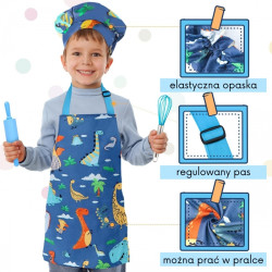 WOOPIE 54474 Dino Zestaw małego kucharza