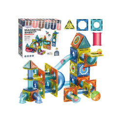 WOOPIE 54917 Klocki magnetyczne Tor kulkowy 42 el.