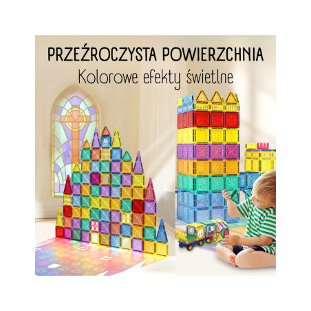 WOOPIE 54979 Klocki magnetyczne 110 el.