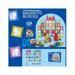 WOOPIE 54979 Klocki magnetyczne 110 el.