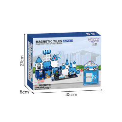 WOOPIE 55006 Klocki magnetyczne Policja 42 el.