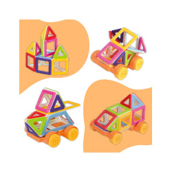 WOOPIE 55044 Klocki magnetyczne konstrukcyjne 22 el.