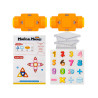 WOOPIE 55044 Klocki magnetyczne konstrukcyjne 22 el.