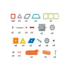 WOOPIE 55051 Klocki magnetyczne konstrukcyjne Pojazdy