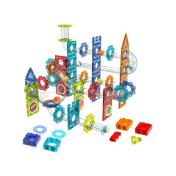 WOOPIE 55945 Klocki magnetyczne Tor kulkowy 113 el.