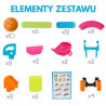 WOOPIE 55983 Magnetyczne Klocki Pojazdy 52el.