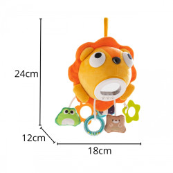 WOOPIE 56317 Maskotka Interaktywna Gryzak Lew