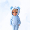 WOOPIE 58007 ROYAL Lalki Kombinezony Niebieskie Misie
