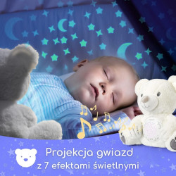 WOOPIE 58090 Przytulanka Miś z Projektorem