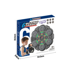 WOOPIE 58847 Tarcza bokserska muzyczna Bluetooth 6 pól