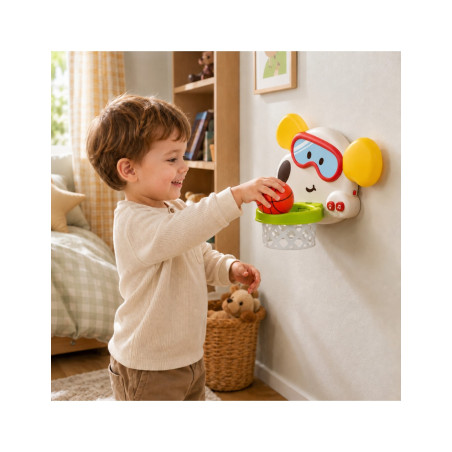 WOOPIE BABY 59219 Interaktywny kosz do koszykówki piesek