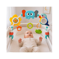 WOOPIE BABY 59462 Łuk sensoryczny słoń papuga