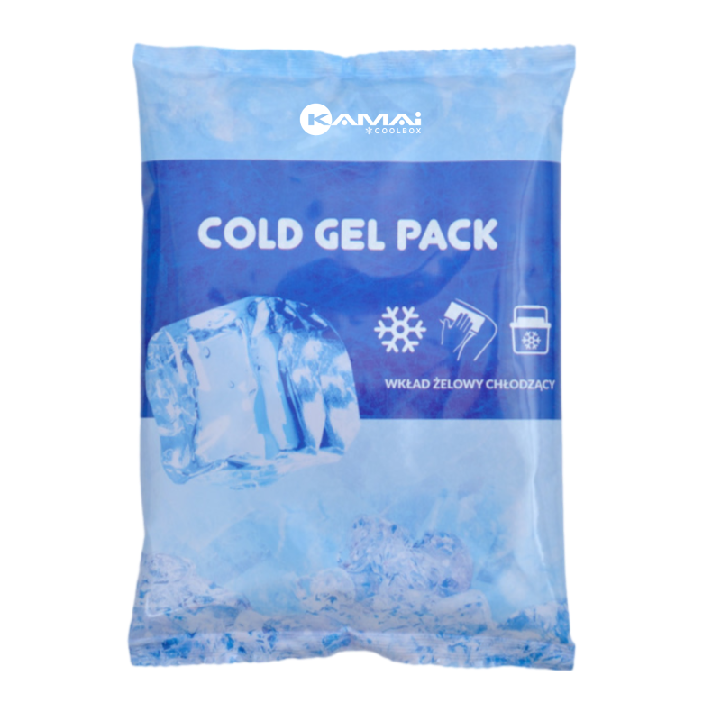 Wkład żelowy mrożący 480g Kamai Coolbox, do lodówek turystycznych, kolor niebieski