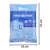 Wkład żelowy mrożący 480g Kamai Coolbox, do lodówek turystycznych, kolor niebieski