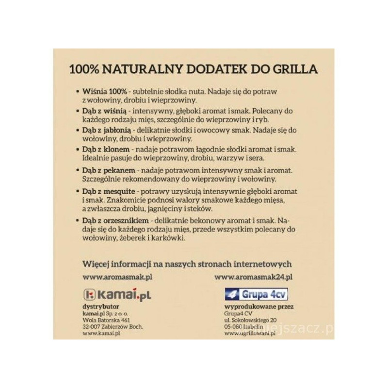 GRANULAT DĄB Z KLONEM AROMA SMAK