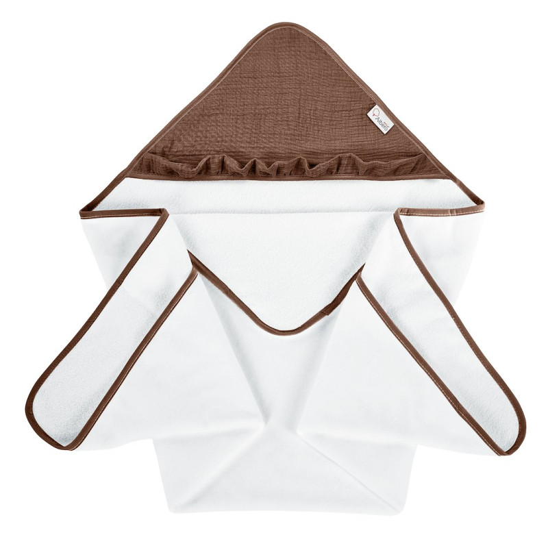 ALBERO MIO Okrycie kąpielowe Cotton color CC8 brąz