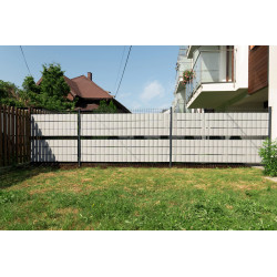 Taśma ogrodzeniowa ROLKA 26mb BASIC 19cm PROTECTO™ SZARA