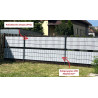 Taśma ogrodzeniowa 50mb Thermoplast® CLASSIC LINE 4,75cm GRAFIT