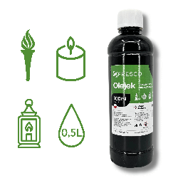 Paliwo olej do lamp, pochodni i świec 500ml JABŁKO