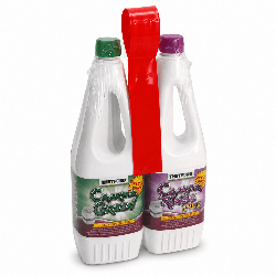 Płyny do toalet ZESTAW 2 x 1,5L Camp Green i Campa Rinse Plus