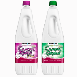 Płyny do toalet ZESTAW 2 x 1,5L Camp Green i Campa Rinse Plus