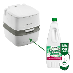Płyny do toalet ZESTAW 2 x 1,5L Camp Green i Campa Rinse Plus