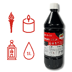 Paliwo olej do lamp, pochodni i świec 1,0L TRUSKAWKA