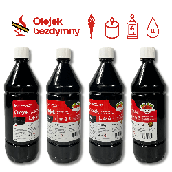 Paliwo olej do lamp, pochodni i świec 1,0L TRUSKAWKA