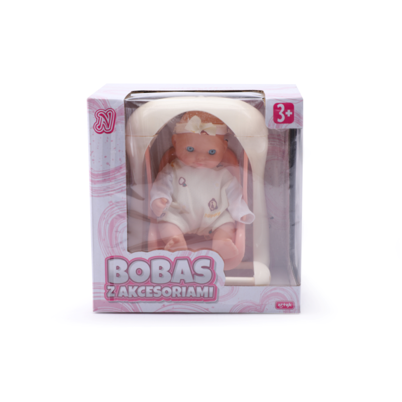ARTYK 137341 Bobas z akcesoriami NATALIA 11 cm