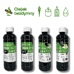 Paliwo olej do lamp, pochodni i świec 500ml JABŁKO