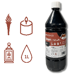 Paliwo olej do lamp, pochodni i świec 1,0L CYTRYNOWY