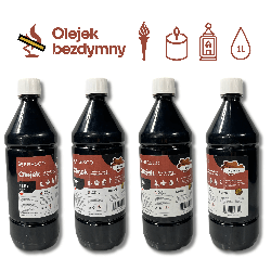 Paliwo olej do lamp, pochodni i świec 1,0L CYTRYNOWY