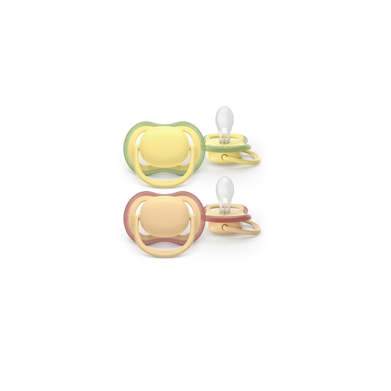 AVENT SCF087/07 Smoczek STHR AIR 0-6 latte/żółty