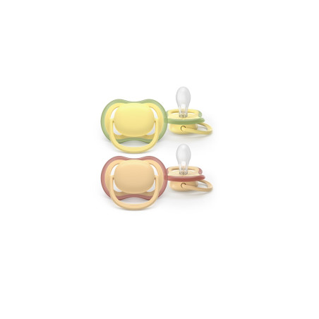 AVENT SCF087/07 Smoczek STHR AIR 0-6 latte/żółty