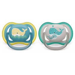 AVENT SCF349/24 Smoczek Ultra Air 18+ wieloryby 2 szt