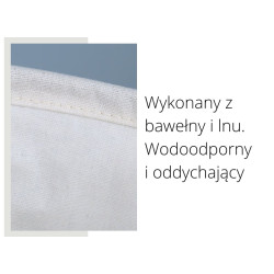 Pojemnik, kosz materiałowy do przechowywania 43x33 cm