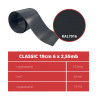 Taśma ogrodzeniowa PASKI 6 x 2,55mb CLASSIC 19cm PROTECTO™ GRAFIT + 12 klipsów GRATIS