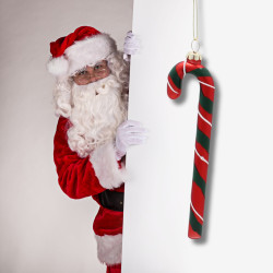 Eleganckie Ozdoby Świąteczne "Czerwono-Zielona Laseczka Cukrowa" z Szkła od Kamai Christmas Decoration®