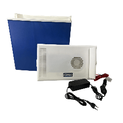 Lodówka samochodowa elektryczna 24L KAMAI ICEGO, zasilanie 12-230V, niebieska
