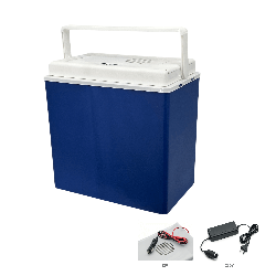 Lodówka samochodowa elektryczna 24L KAMAI ICEGO, zasilanie 12-230V, niebieska
