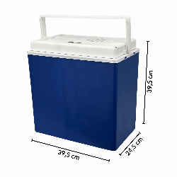 Lodówka samochodowa elektryczna 24L KAMAI ICEGO, zasilanie 12-230V, niebieska