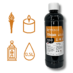 Paliwo olej do lamp, pochodni i świec 500ml CYTRYNOWY
