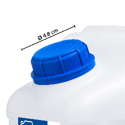 Kanister na wodę pitną z kranikiem i odpowietrznikiem, tworzywo HDPE, 20L