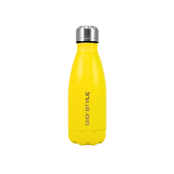 Butelka termiczna Kamai Gio Style, stal nierdzewna, żółta, pojemność 0,35L